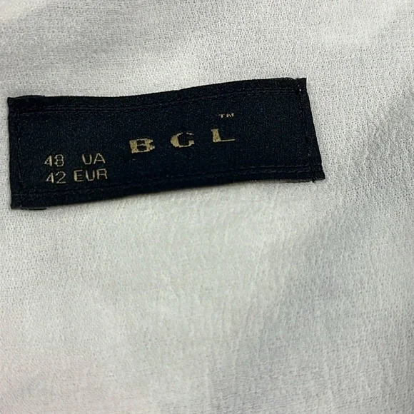 BGL Floral Print One Shoulder Cotton Dress Pleats Sz 10 (EU 42) Party Wedding - Picture 9 of 12